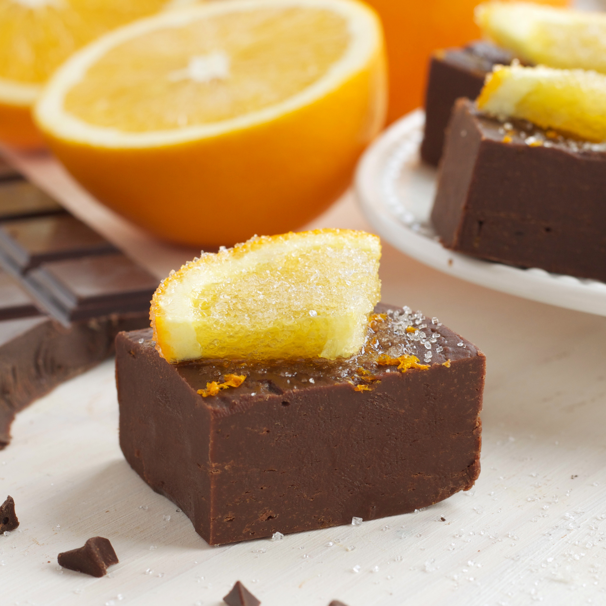 Easy 3-Ingredient Chocolate Orange Fudge - The Busy Baker