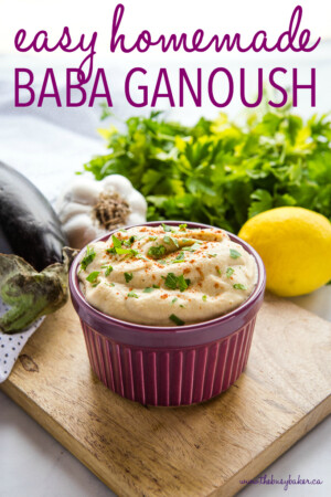 Easy Homemade Baba Ganoush Easy Appetizer The Busy Baker