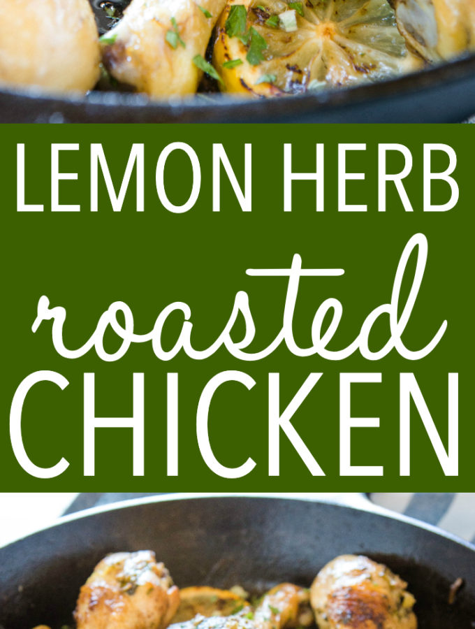 Easy Lemon Herb Roasted Chicken The Busy Baker