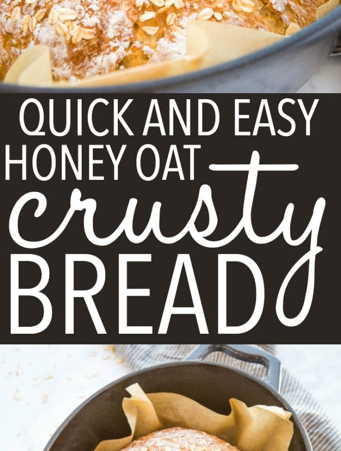 No Knead Artisan Bread Honey Oat Recipe The Busy Baker