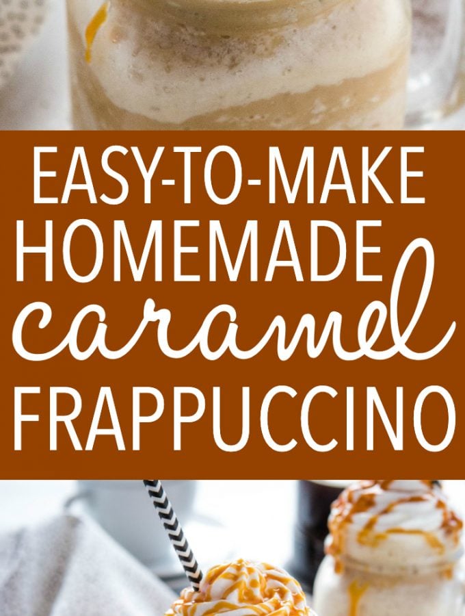 Easy Homemade Caramel Frappuccino Starbucks The Busy Baker