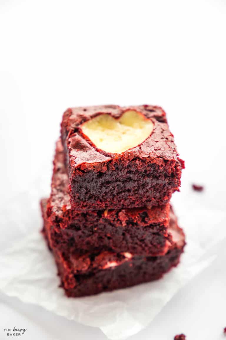 Red Velvet Brownies The Busy Baker