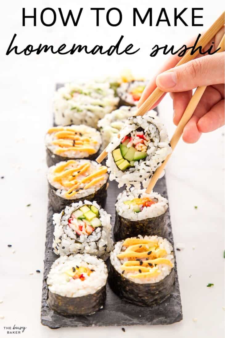 How To Make Sushi The Busy Baker