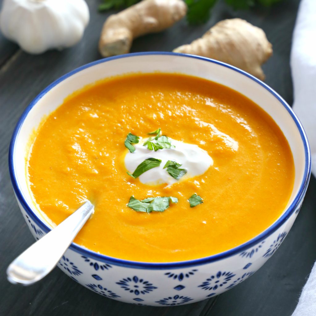 Carrot Ginger Soup - The Busy Baker