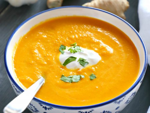 Carrot Ginger Soup - The Busy Baker