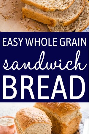 Easy Whole Grain Sandwich Bread - The Busy Baker