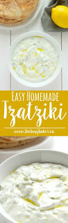 Easy Homemade Tzatziki Sauce www.thebusybaker.ca