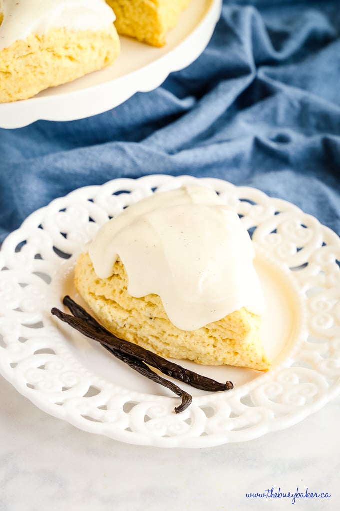 Vanilla Bean Scones recipe with real vanilla beans