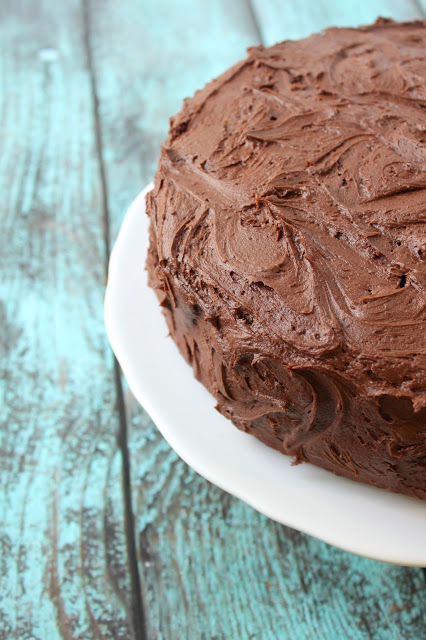 chocolate frosted layer cake