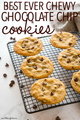 Best Ever Chewy Chocolate Chip Cookies - The Busy Baker