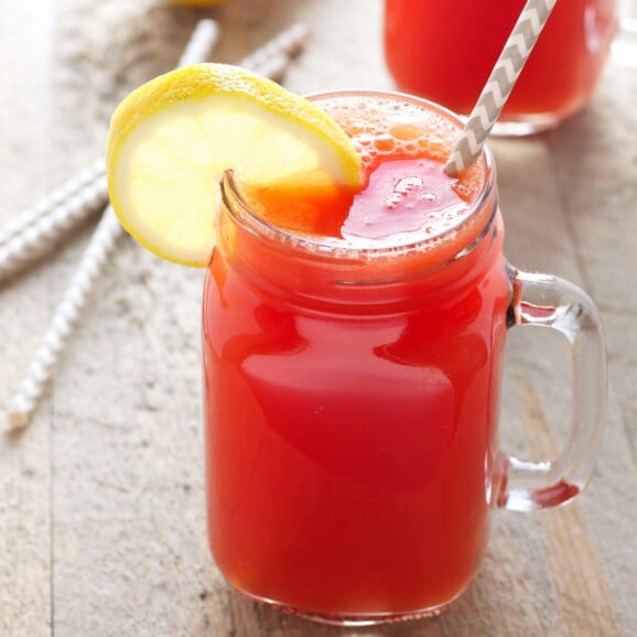 Watermelon Green Tea Refresher - The Busy Baker