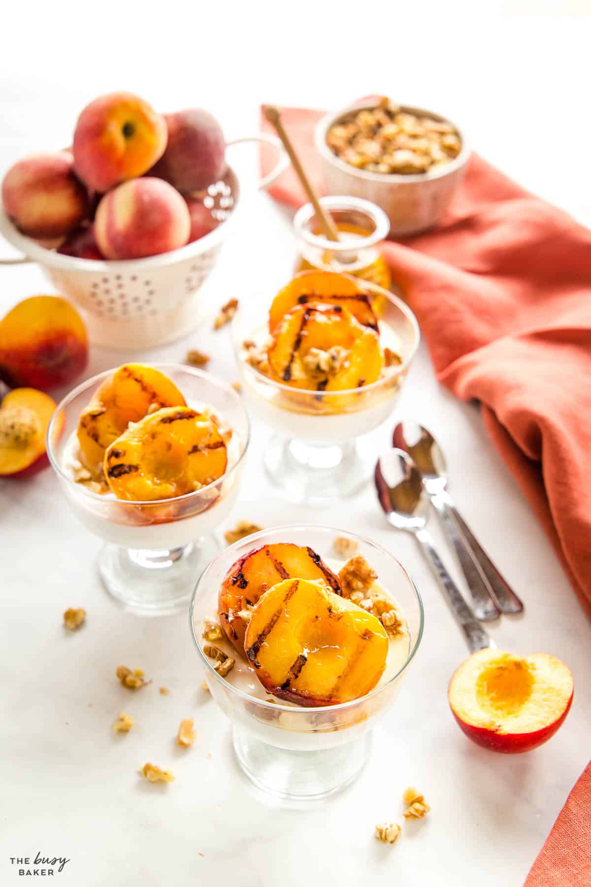 grilled peaches dessert recipe