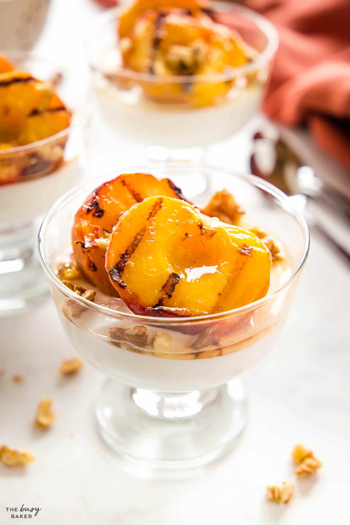 cooked stone fruit dessert