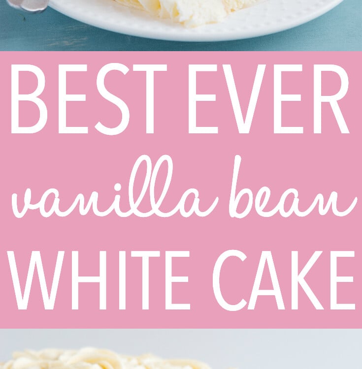 Best Ever Vanilla Bean White Cake {Birthday Cake} The Busy Baker