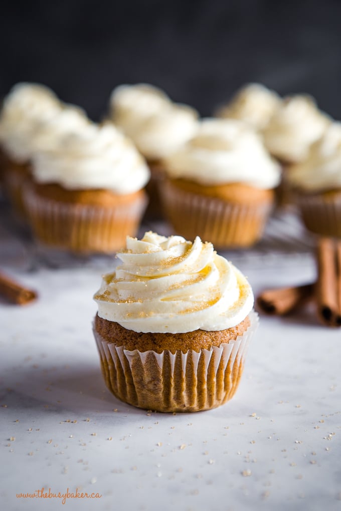 pumpkin spice cupcakes