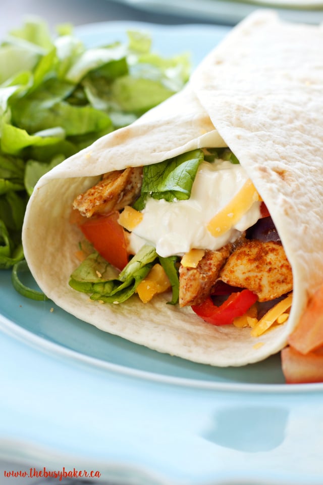 Easy Oven Baked Chicken Fajitas  The Busy Baker