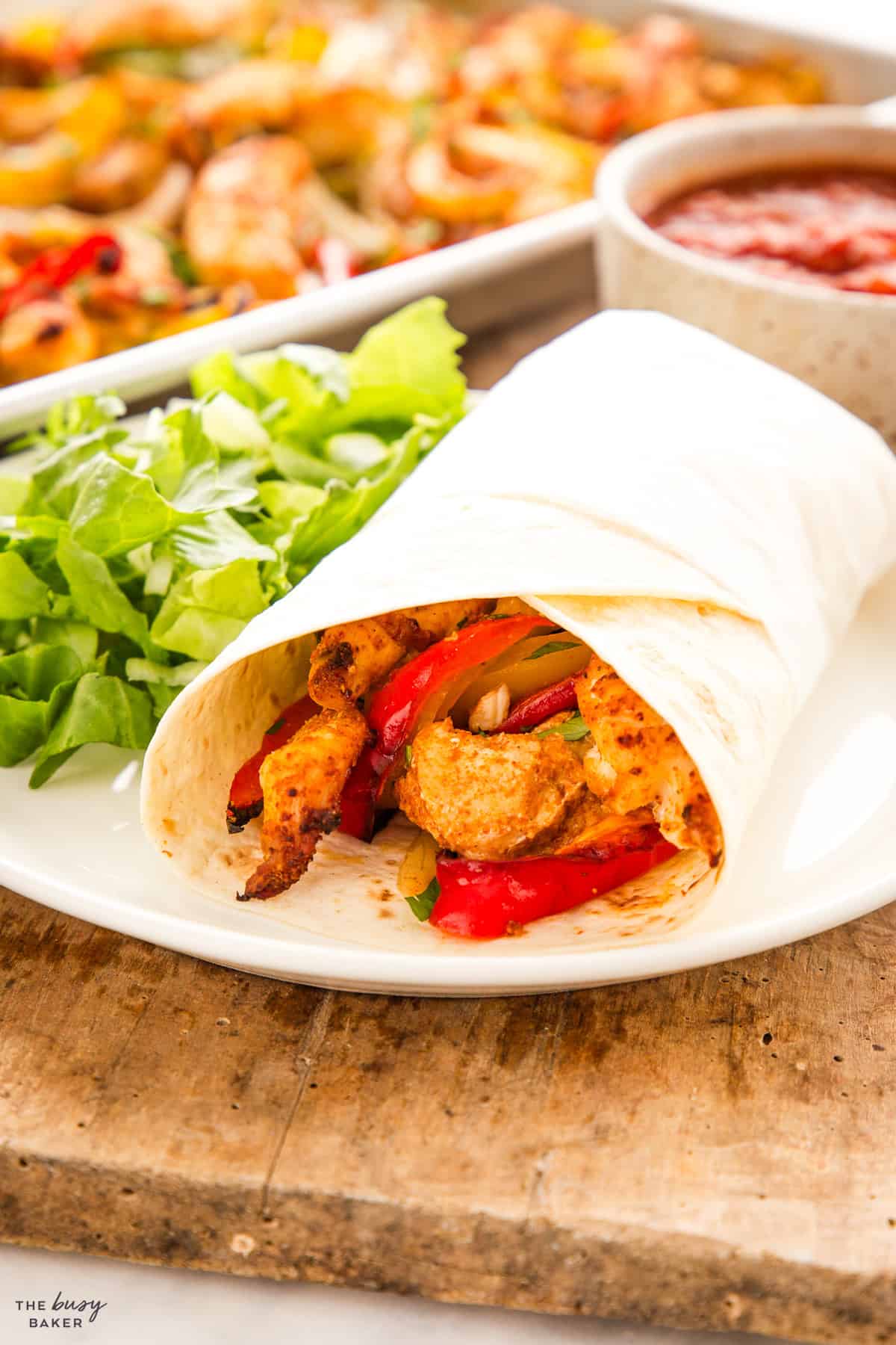 chicken fajitas