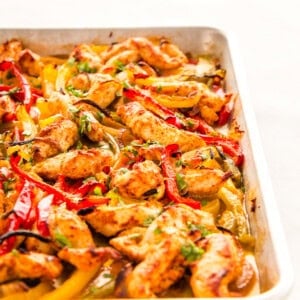 Sheet Pan Chicken Fajitas