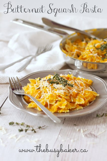 titled image (and shown) Butternut Squash Pasta