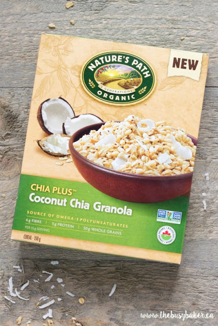 box of Nature's Path coconut chia granola