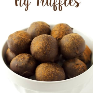 titled photo (and shown): Chocolate Spice Fig Truffles