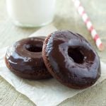 Healthier Double Chocolate Baked Donuts