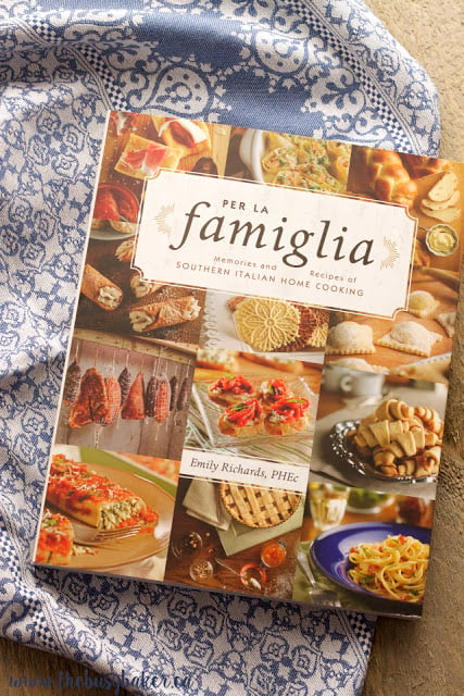 cookbook cover: Per La Famiglia