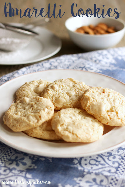 titled image (and shown): Amaretti Cookies
