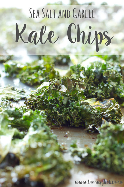 Sea Salt and Garlic Kale Chips