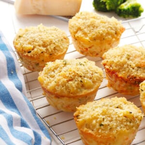 broccoli mac and cheese muffins