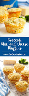 Broccoli Mac and Cheese Muffins www.thebusybaker.ca