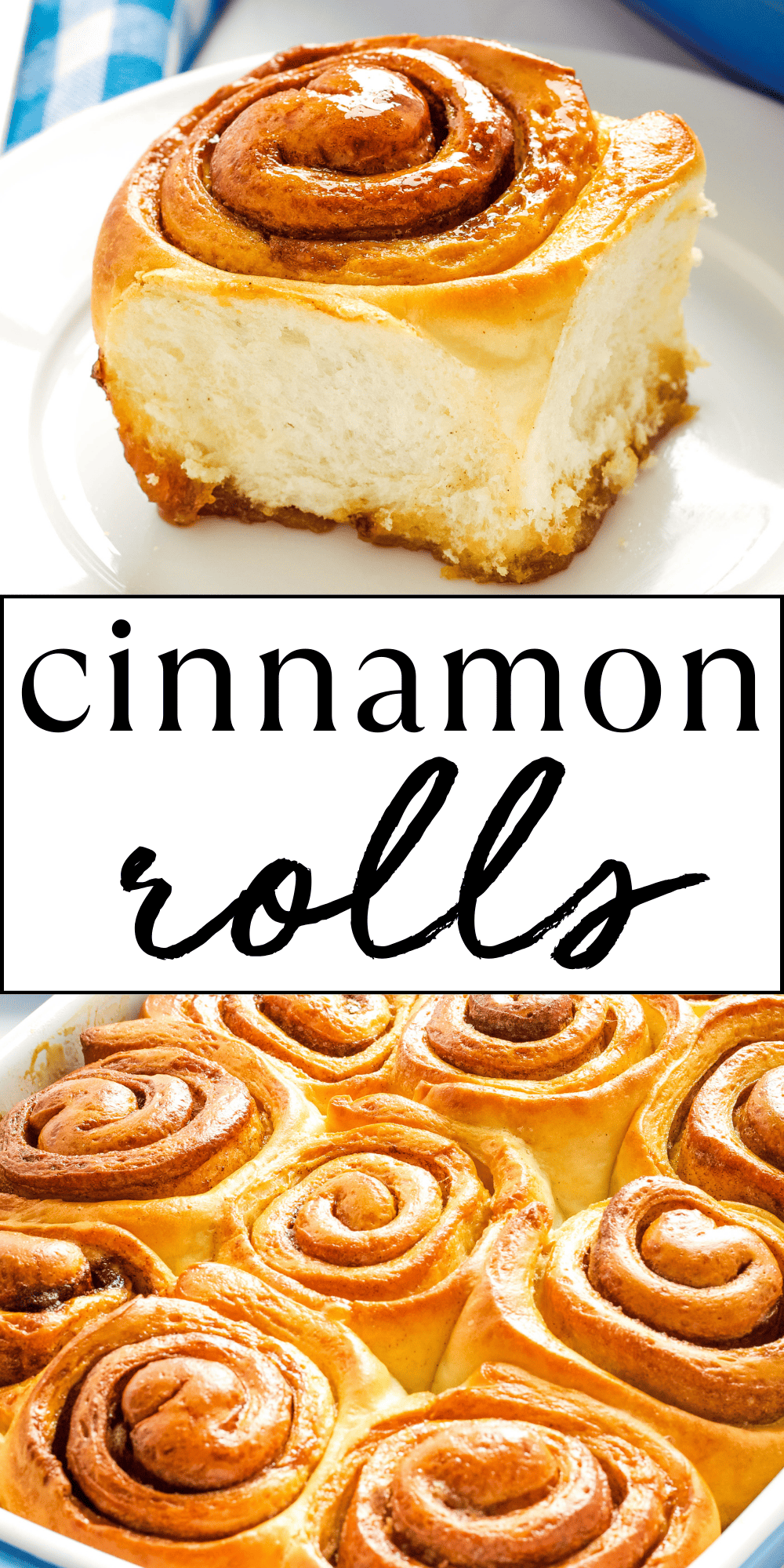 This Cinnamon Rolls recipe is the ultimate guide to making the perfect cinnamon rolls - sweet, sticky, soft and fluffy, and made with a secret ingredient! Follow our Pro Tips and Tricks for the BEST homemade cinnamon buns! Recipe from thebusybaker! #cinnamonroll #cinnamonrollrecipe #cinnamonrolls #easycinnamonrolls #bestevercinnamonrolls #homemadecinnamonrolls via @busybakerblog