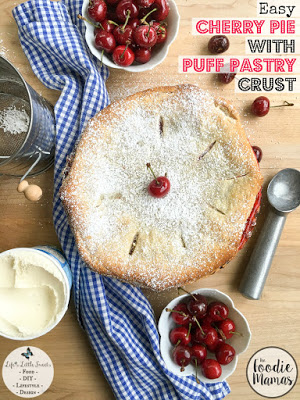 Cherry Pie with Puff Pastry Crust