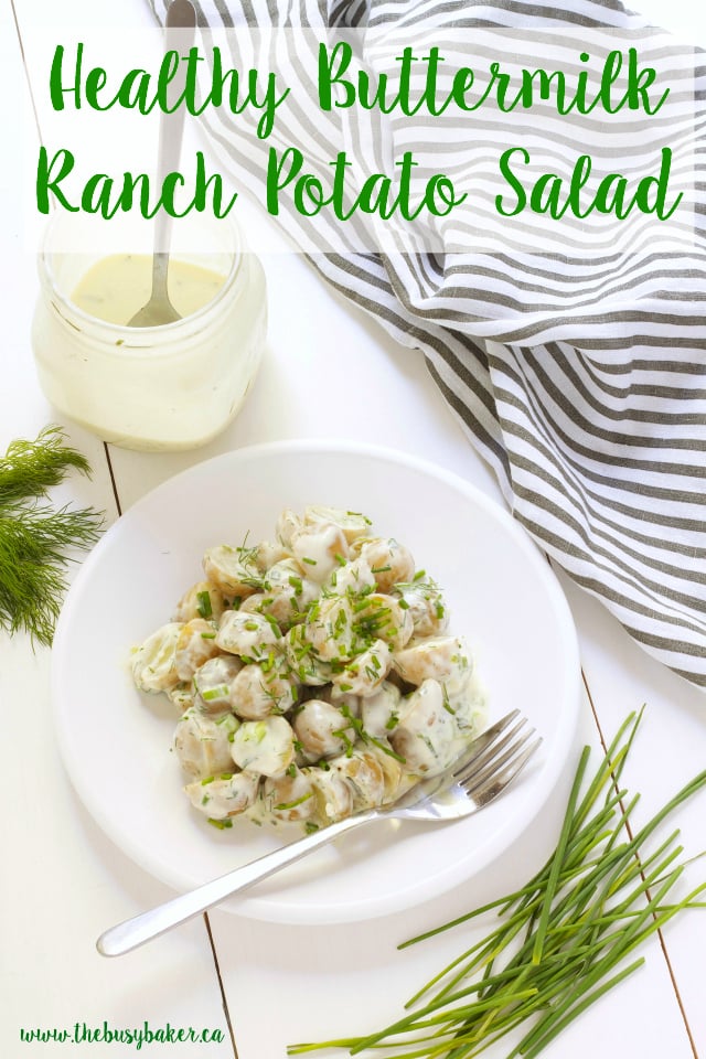 titled image - Healthy Buttermilk Ranch Potato Salad