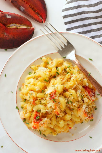 One-Pan Lobster Mac and Cheese www.thebusybaker.ca