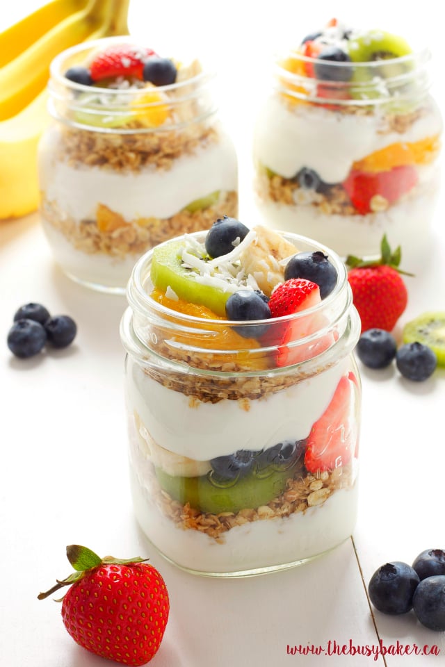 Tropical Fruit Breakfast Parfaits The Busy Baker