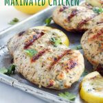 White Wine and Herb Marinated Grilled Chicken