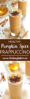 Healthy Pumpkin Spice Frappuccino www.thebusybaker.ca