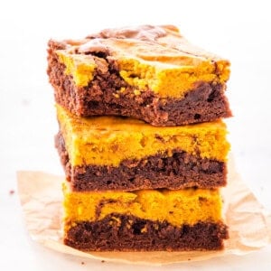 Pumpkin Swirl Brownies
