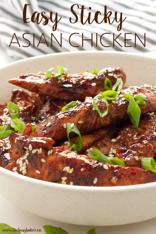 Easy Sticky Asian Chicken