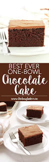 This Best Ever One Bowl Chocolate Cake is a must-have recipe! from www.thebusybaker.ca