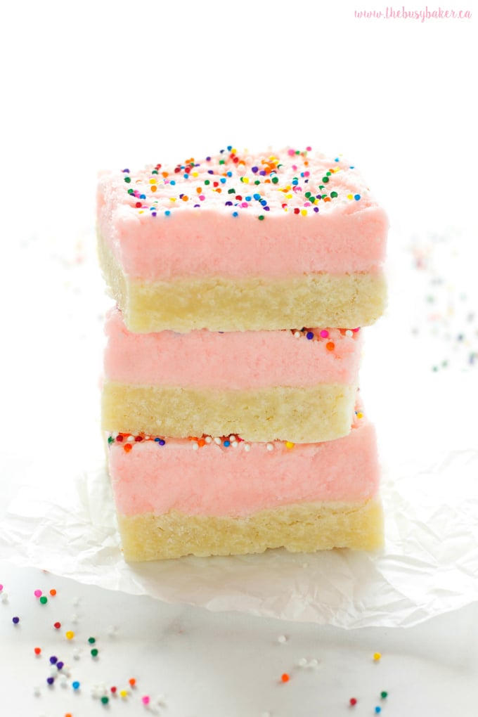 Soft And Chewy Sugar Cookie Bars The Busy Baker