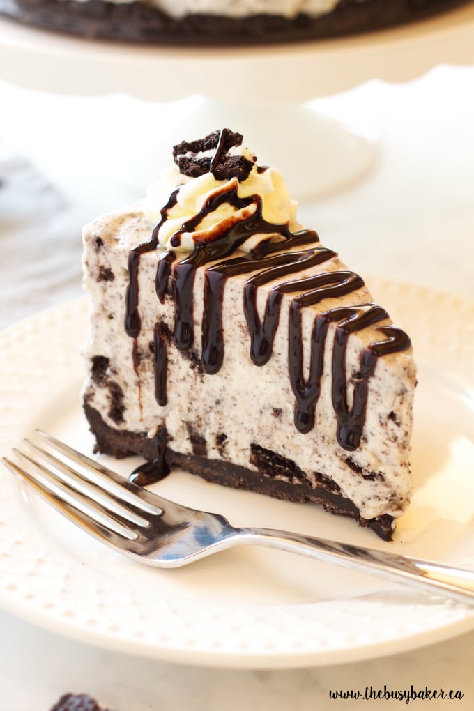 Easy No Bake Oreo Cheesecake The Busy Baker