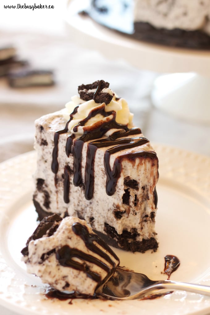 Easy No Bake Oreo Cheesecake The Busy Baker