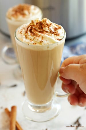 Slow Cooker Chai Tea Latte - The Busy Baker