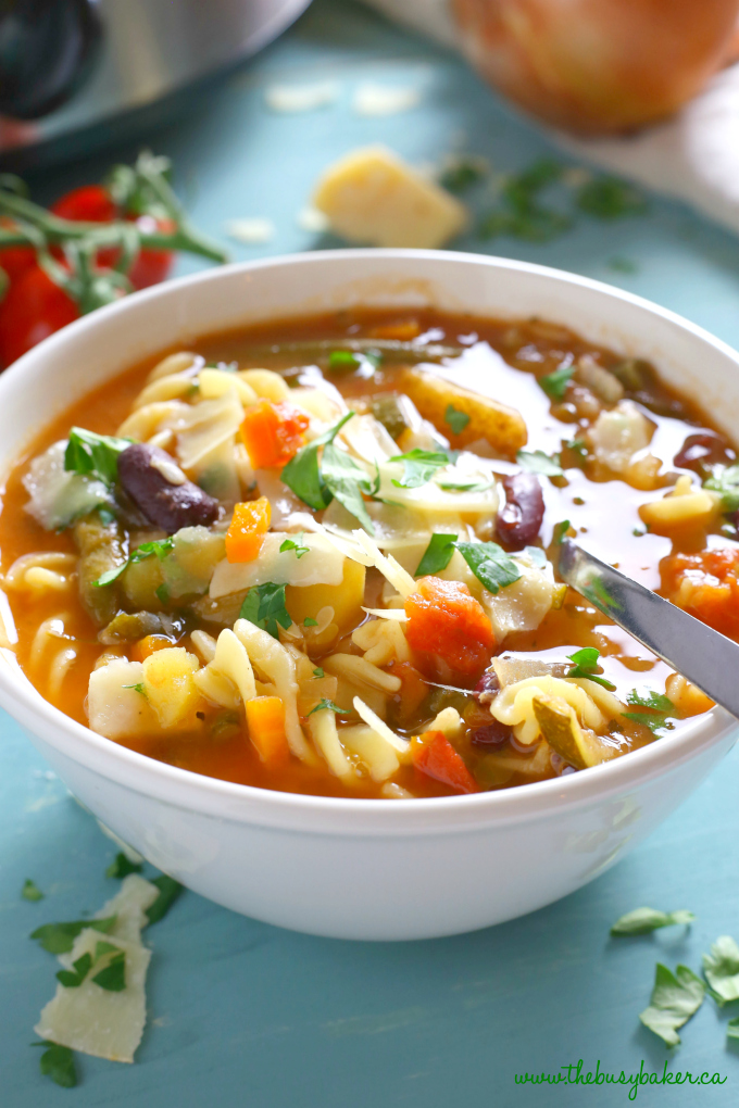 Best Ever Slow Cooker Minestrone Soup The Busy Baker Best Ever Slow Cooker Minestrone Soup The Busy Baker