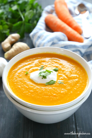 Slow Cooker Carrot Soup - The Busy Baker