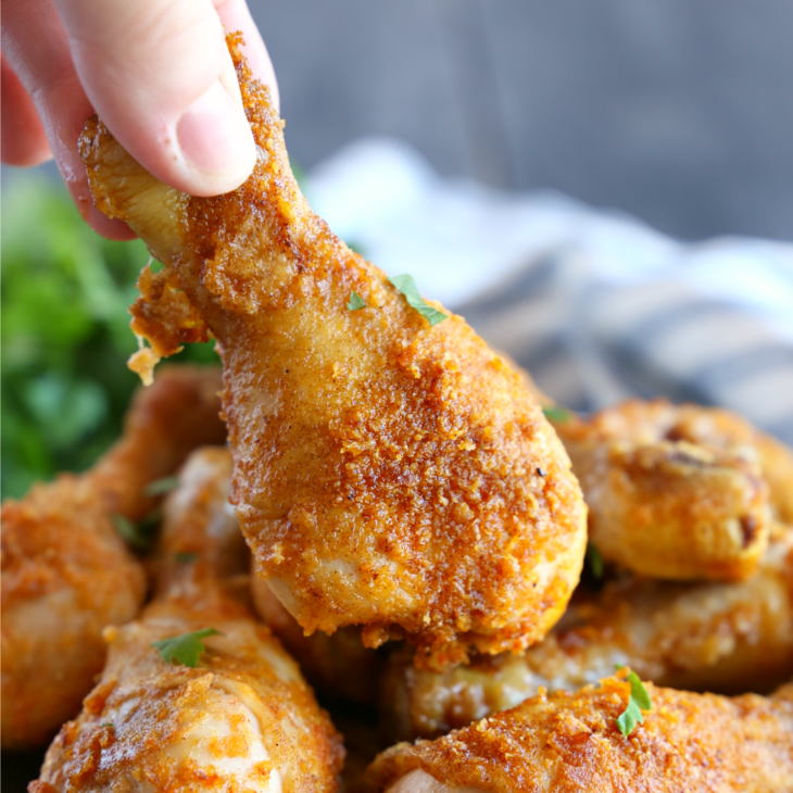 Crispy Oven Fried Chicken - The Busy Baker