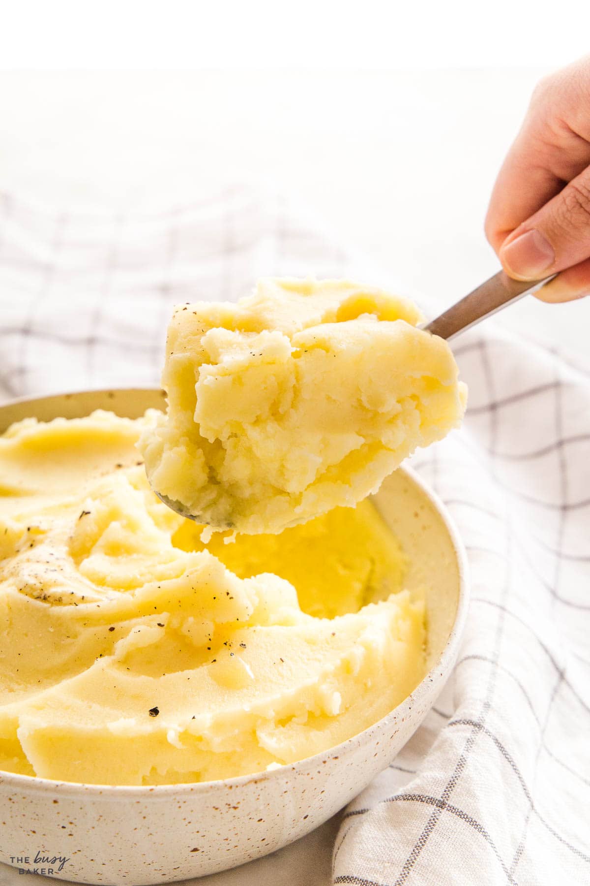soft and fluffy mashed potatoes