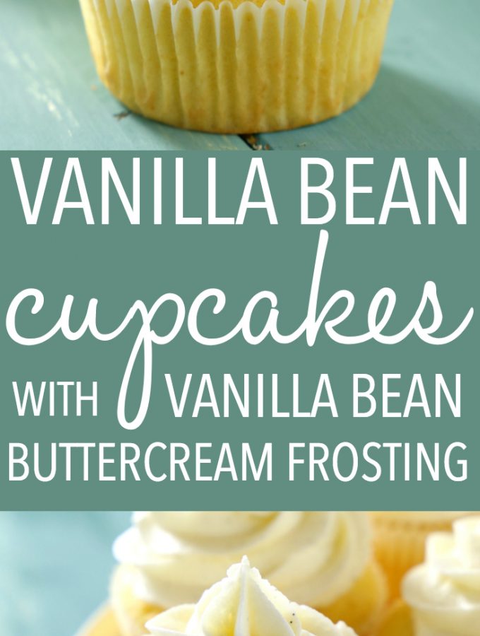 Vanilla Bean Cupcakes with Fluffy Vanilla Bean Mascarpone Buttercream ...